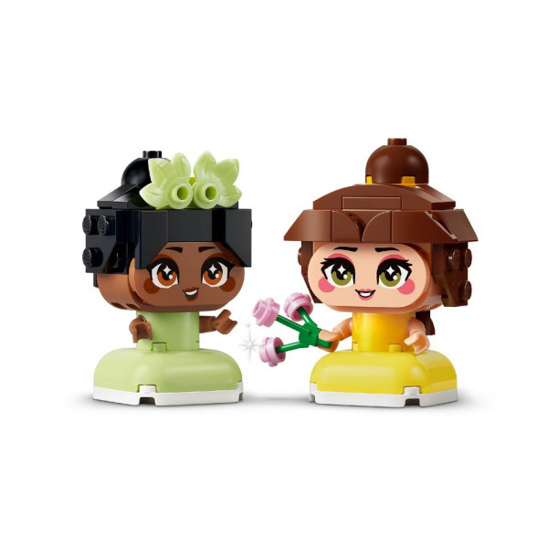 LEGO DISNEY PRINCESS MINI BELLE  AND  TIANA WITH CASTLE 