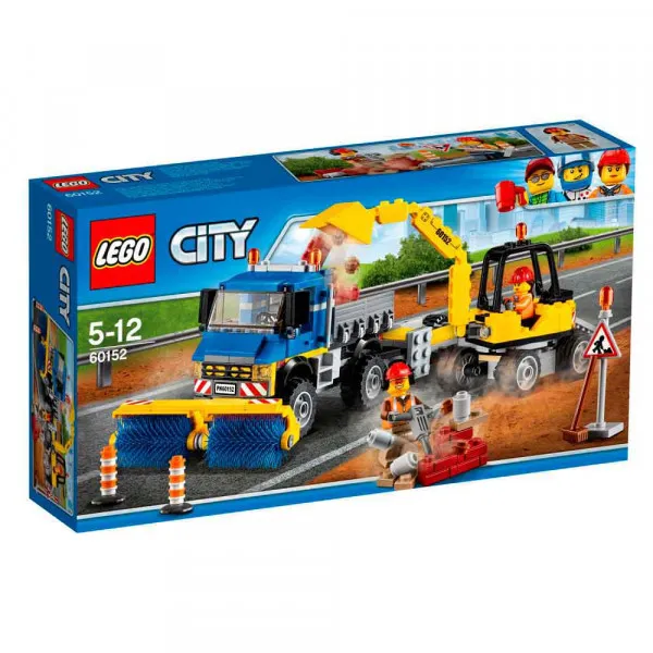 LEGO CITY SWEEPER & EXCAVATOR 