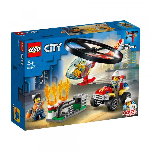 LEGO CITY FIRE HELICOPTER RESPONSE 