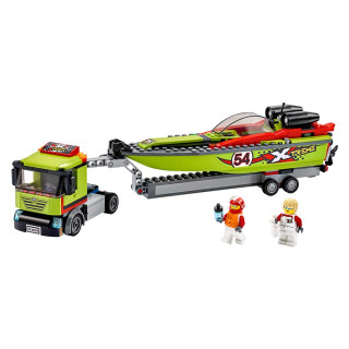 LEGO CITY RACE BOAT TRANSPORTER 