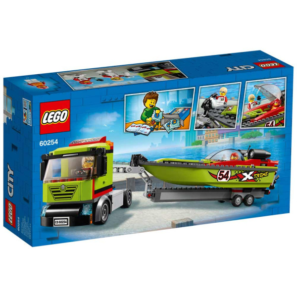 LEGO CITY RACE BOAT TRANSPORTER 