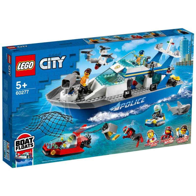 LEGO CITY POLICE PATROL BOAT