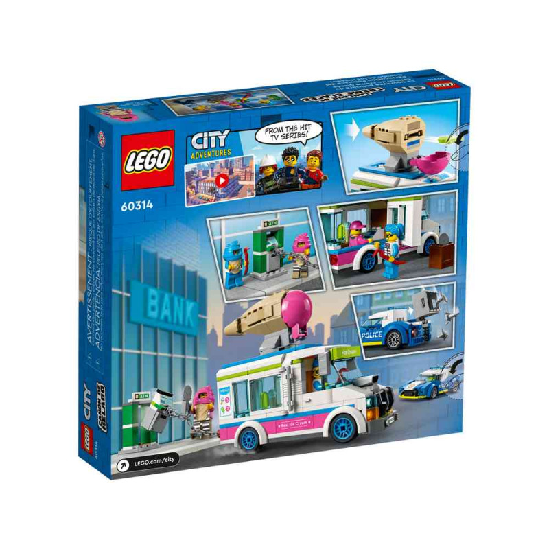 LEGO CITY ICE CREAM TRUCK POLICE CHASE
