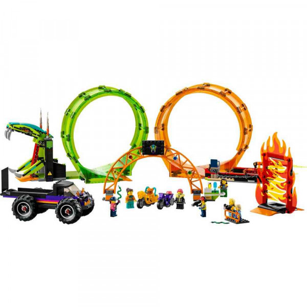 LEGO CITY DOUBLE LOOP STUNT ARENA
