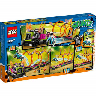 LEGO CITY STUNT TRUCK AND RING OF FIRE CHALLENGE 