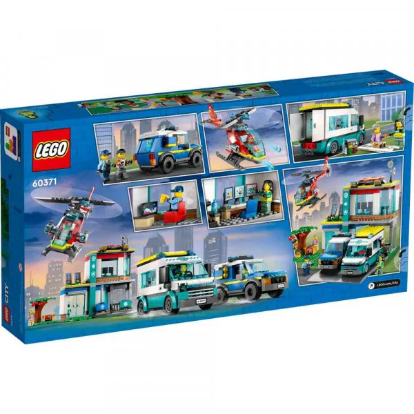 LEGO CITY EMERGENCY VEHICLES HQ 