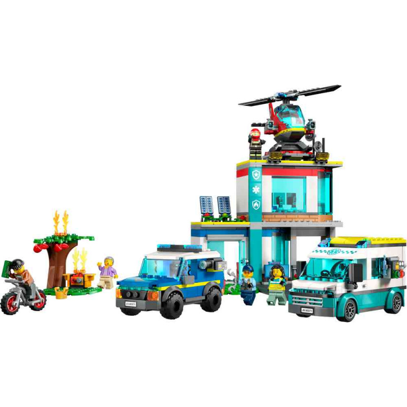 LEGO CITY EMERGENCY VEHICLES HQ