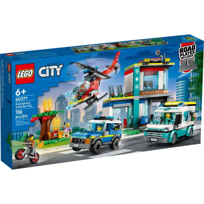 LEGO CITY EMERGENCY VEHICLES HQ 