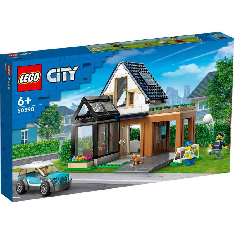 LEGO MY CITY FAMILY HOUSE AND ELECTRIC CAR