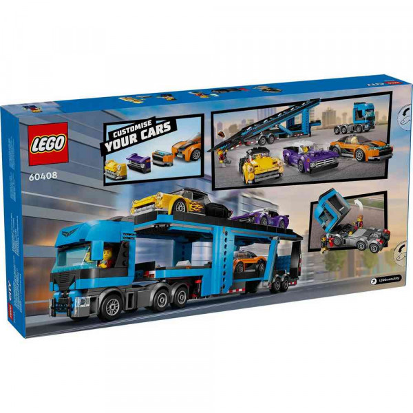 LEGO CITY CAR TRANSPORTER TRUCK WITH S
