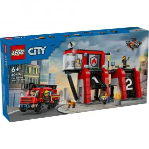LEGO CITY FIRE FIRE STATION WITH FIRE TRUCK