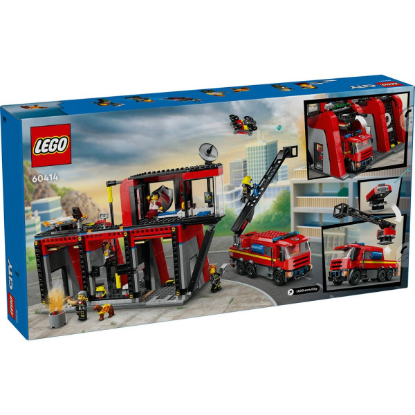 LEGO CITY FIRE FIRE STATION WITH FIRE TRUCK