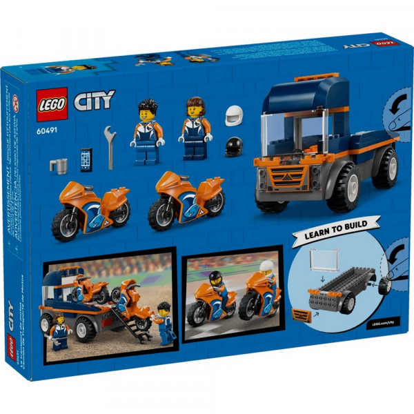 LEGO CITY MOTORCYCLE TRANSPORTER 