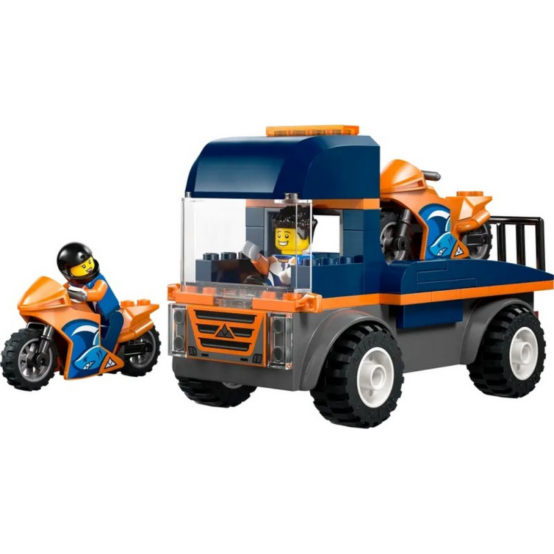 LEGO CITY MOTORCYCLE TRANSPORTER 