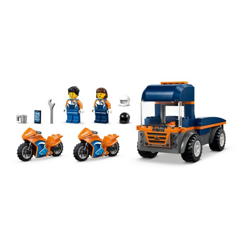 LEGO CITY MOTORCYCLE TRANSPORTER 