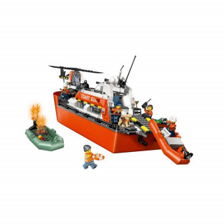 LEGO CITY COAST GUARD RESCUE BOAT  AND  HELICOPTER 