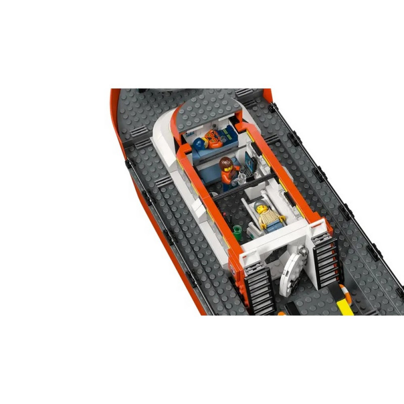 LEGO CITY COAST GUARD RESCUE BOAT  AND  HELICOPTER 