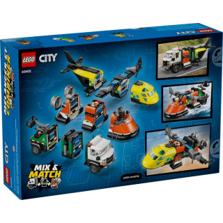 LEGO CITY AIRPLANE, SERVICE TRUCK  AND  HANGAR 