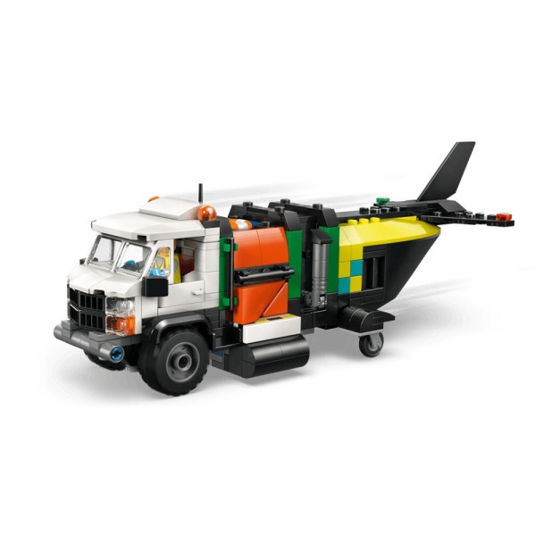 LEGO CITY AIRPLANE, SERVICE TRUCK  AND  HANGAR 