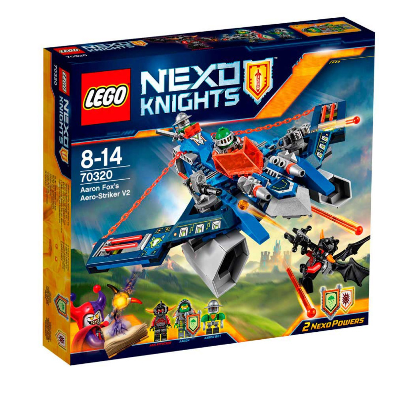 LEGO NEXO KNIGHTS AARON FOX S AERO-STRIKER