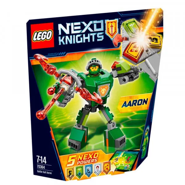 LEGO NEXI KNIGHTS BATTLE SUIT AARON 