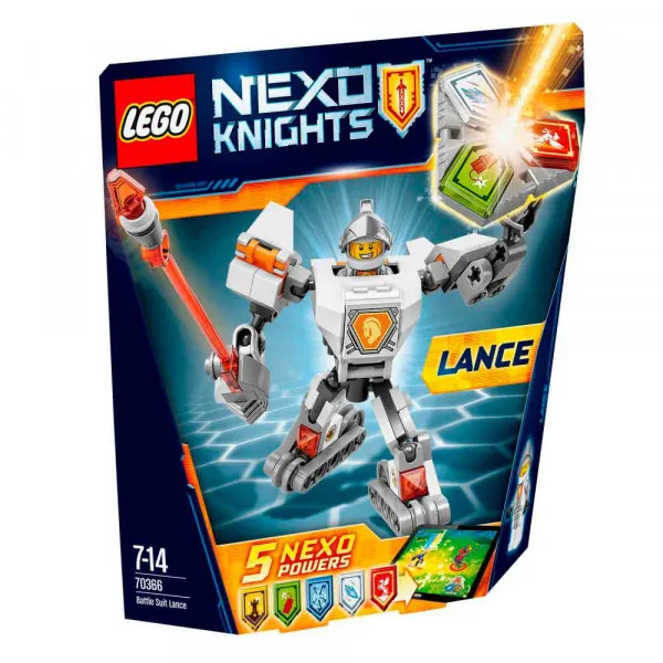 LEGO NEXI KNIGHTS BATTLE SUIT LANCE 