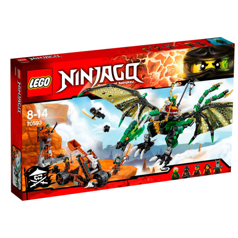 LEGO NINJAGO THE GREEN NRG DRAGON