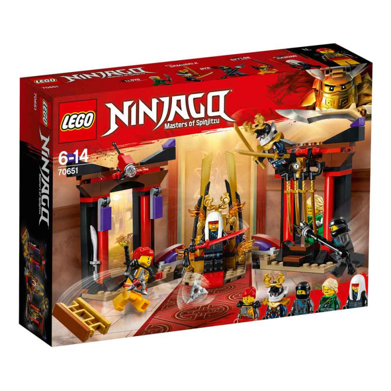 LEGO NINJAGO THRONE ROOM SHOWDOWN