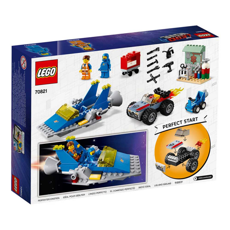 LEGO MOVIE EMMET AND BENNY S BUILD AND