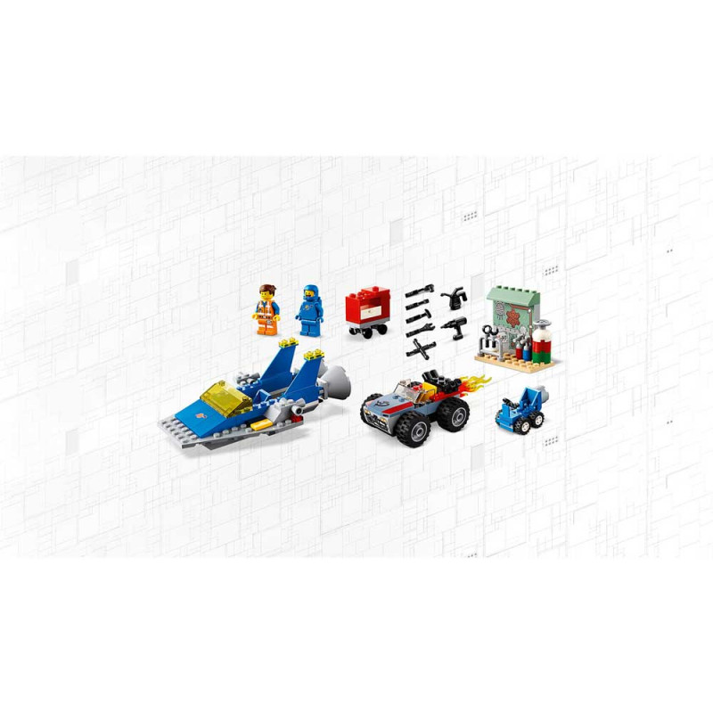 LEGO MOVIE EMMET AND BENNY S BUILD AND