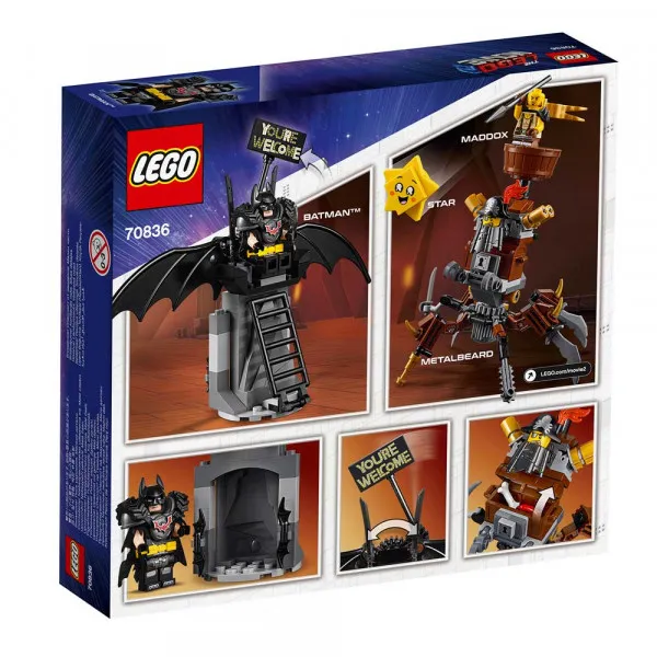 LEGO MOVIE BATTLE-READY BATMAN  AND MET 