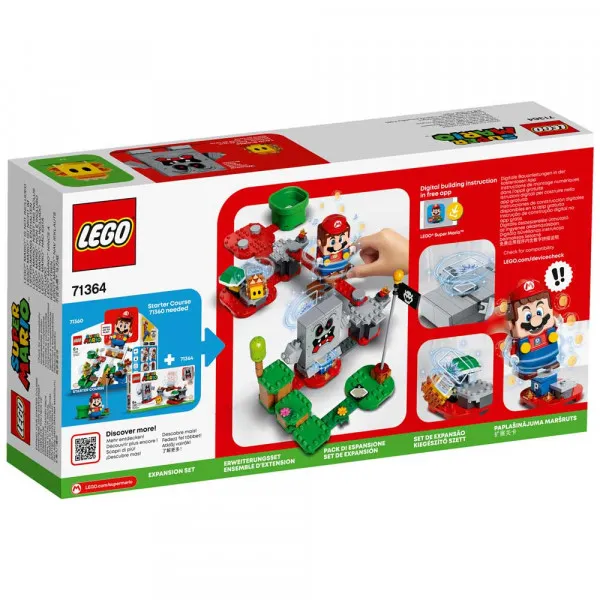 LEGO SUPER MARIO WHOMP S LAVA TROUBLE EXPANSION SET 