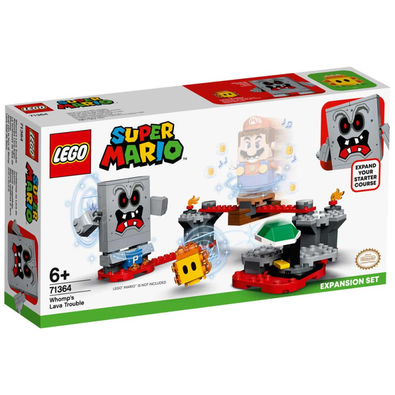 LEGO SUPER MARIO WHOMP S LAVA TROUBLE EXPANSION SET