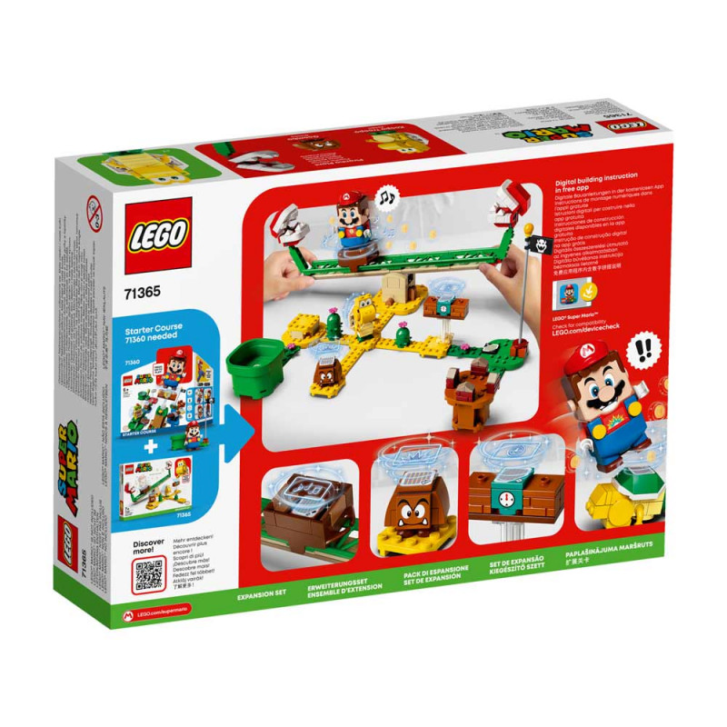 LEGO SUPER MARIO PIRANHA PLANT POWER SLIDE EXPANSION SET