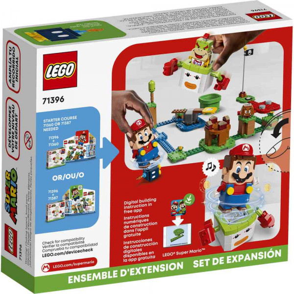 LEGO SUPER MARIO BOWSER JRS CLOWN CAR EXPANSION SET