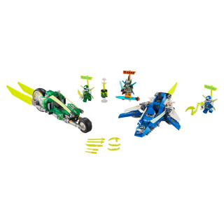 LEGO NINJAGO JAY AND LLOYDS VELOCITY RACERS
