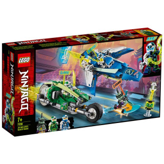 LEGO NINJAGO JAY AND LLOYDS VELOCITY RACERS