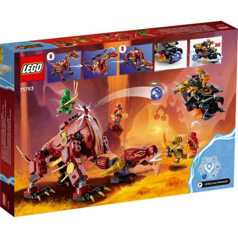 LEGO NINJAGO HEATWAVE TRANSFORMING LAVA DRAGON
