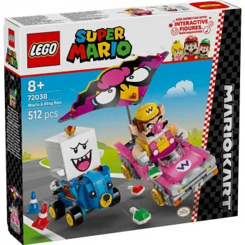 LEGO SUPER MARIO KART WARIO AND KING BOO