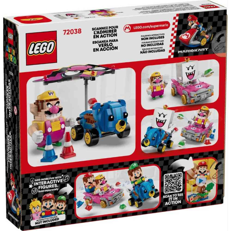 LEGO SUPER MARIO KART WARIO AND KING BOO
