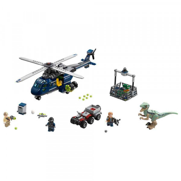 LEGO JURASSIC WORLD BLUE'S HELICOPTER PURSUIT