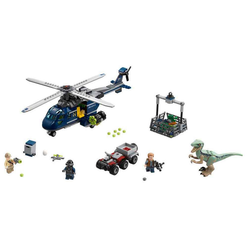LEGO JURASSIC WORLD BLUE'S HELICOPTER PURSUIT