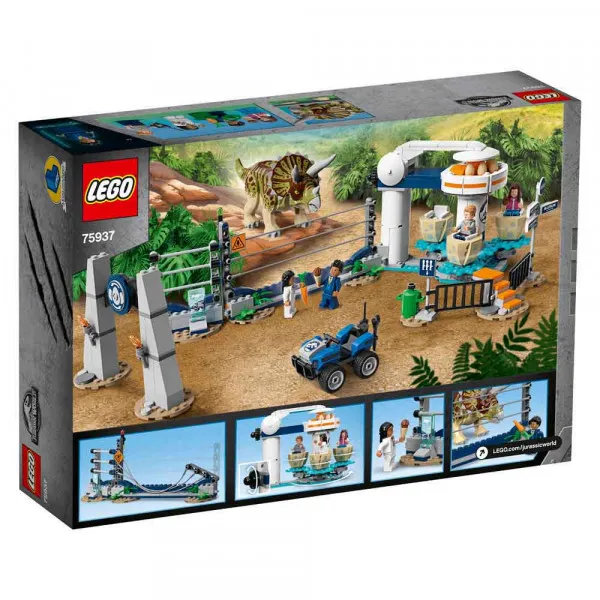 LEGO JURASSIC WORLD TRYCERATOPS RAMPAGE 