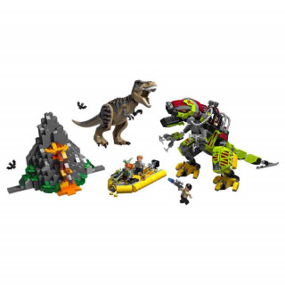 LEGO JURASSIC WORLD T REX DINO MECH BATTLE 