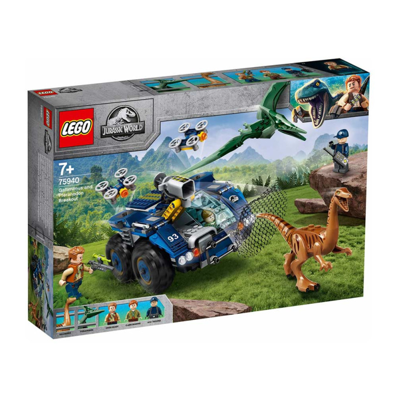 LEGO JURASSIC WORLD GALLIMUS AND PTERANODON