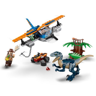 LEGO JURASTIC WORLD VELOCIRAPTOR: BIPLANE RESCUE 