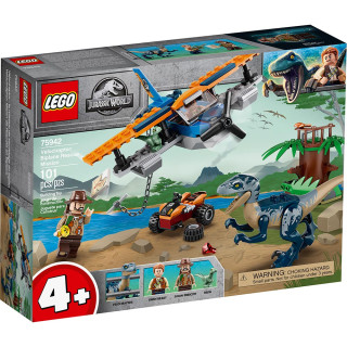 LEGO JURASTIC WORLD VELOCIRAPTOR: BIPLANE RESCUE