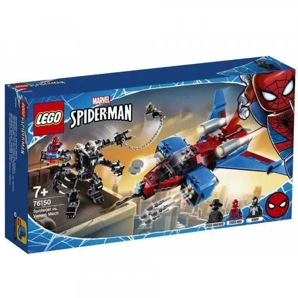 LEGO SUPER HEROES SPIDERJET VS VENOM MECH 