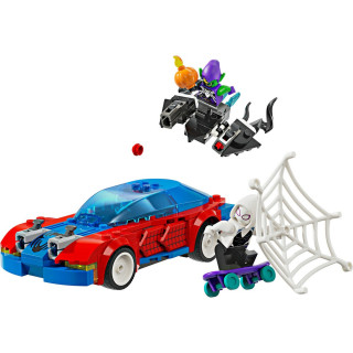 LEGO SUPER HEROES MARVEL SPIDER MAN RACE CAR  VENOM GREEN GOBLIN 
