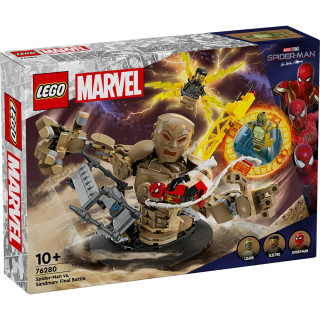 LEGO SUPER HEROES MARVEL SPIDERMAN VS SANDMAN FINAL BATTLE 